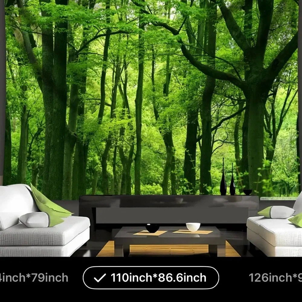 Lush Green Forest Wallpaper
